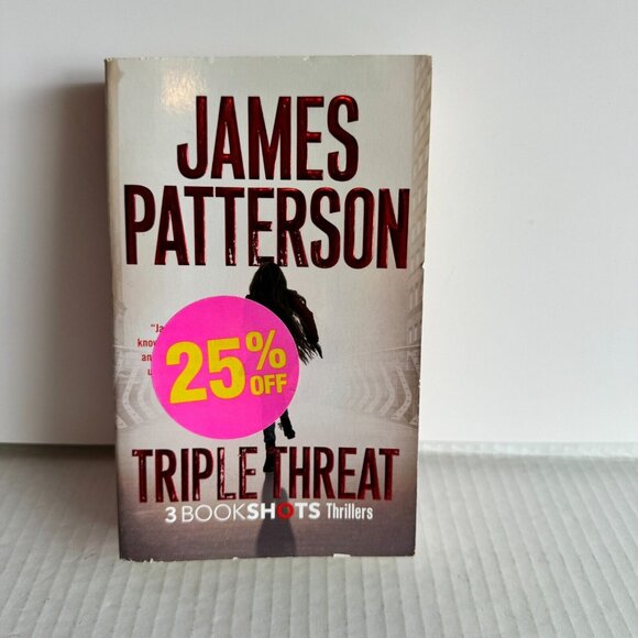 Triple Threat (3 BookShots Thrillers) By James Patterson Paperback Book - Picture 1 of 4